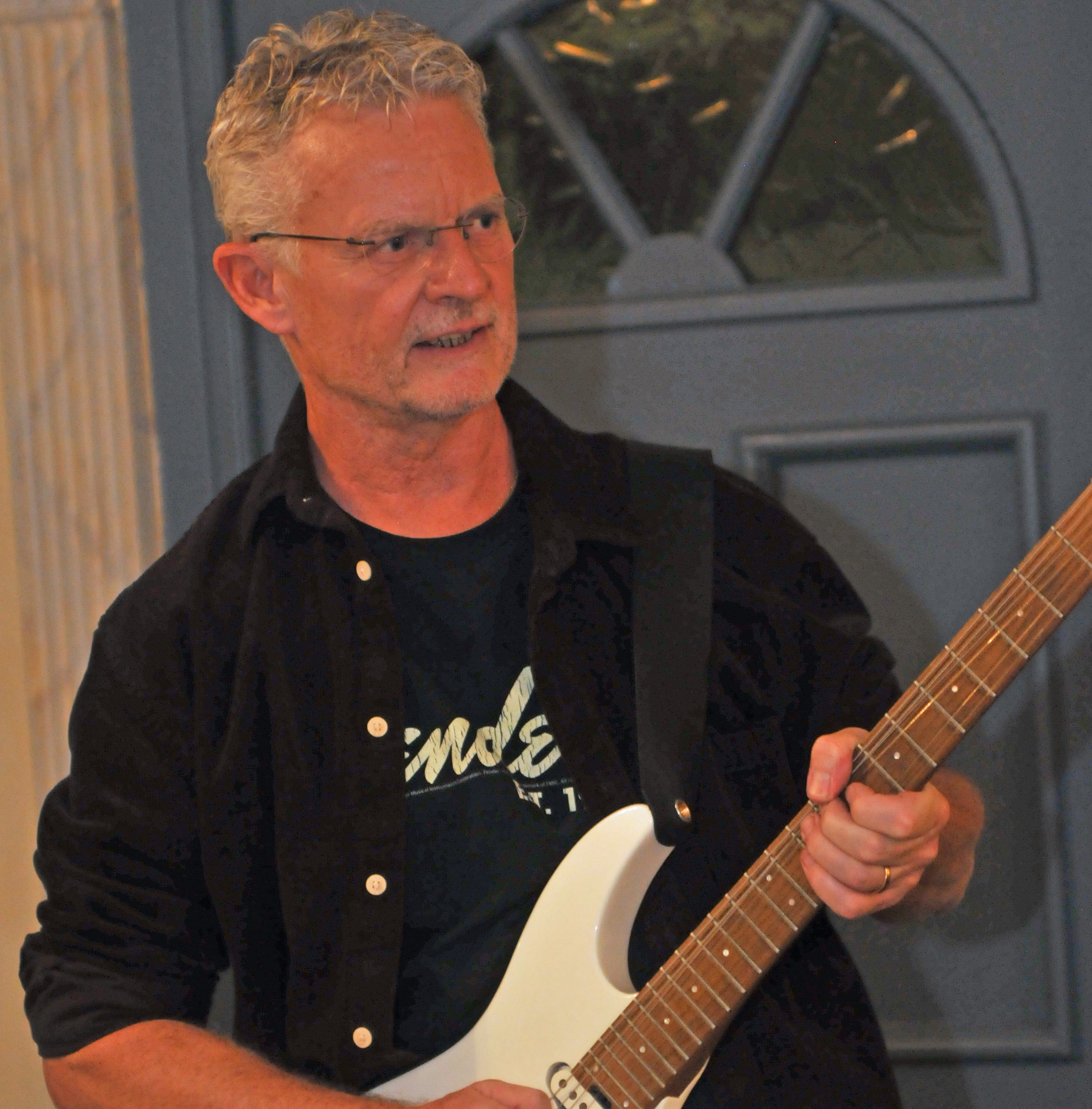 Yves guitariste lead groupe rock Thank You Partners Wattrelos